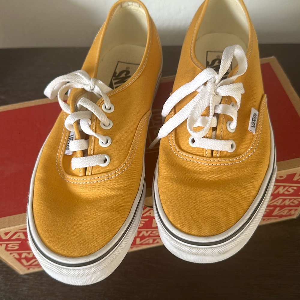 Vans-ochre/true white
